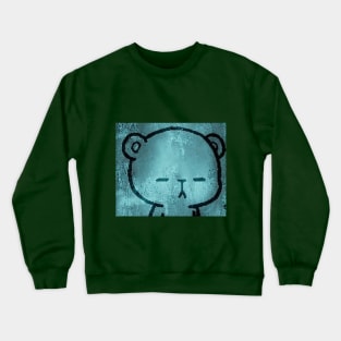 sad, melancholy bear Crewneck Sweatshirt